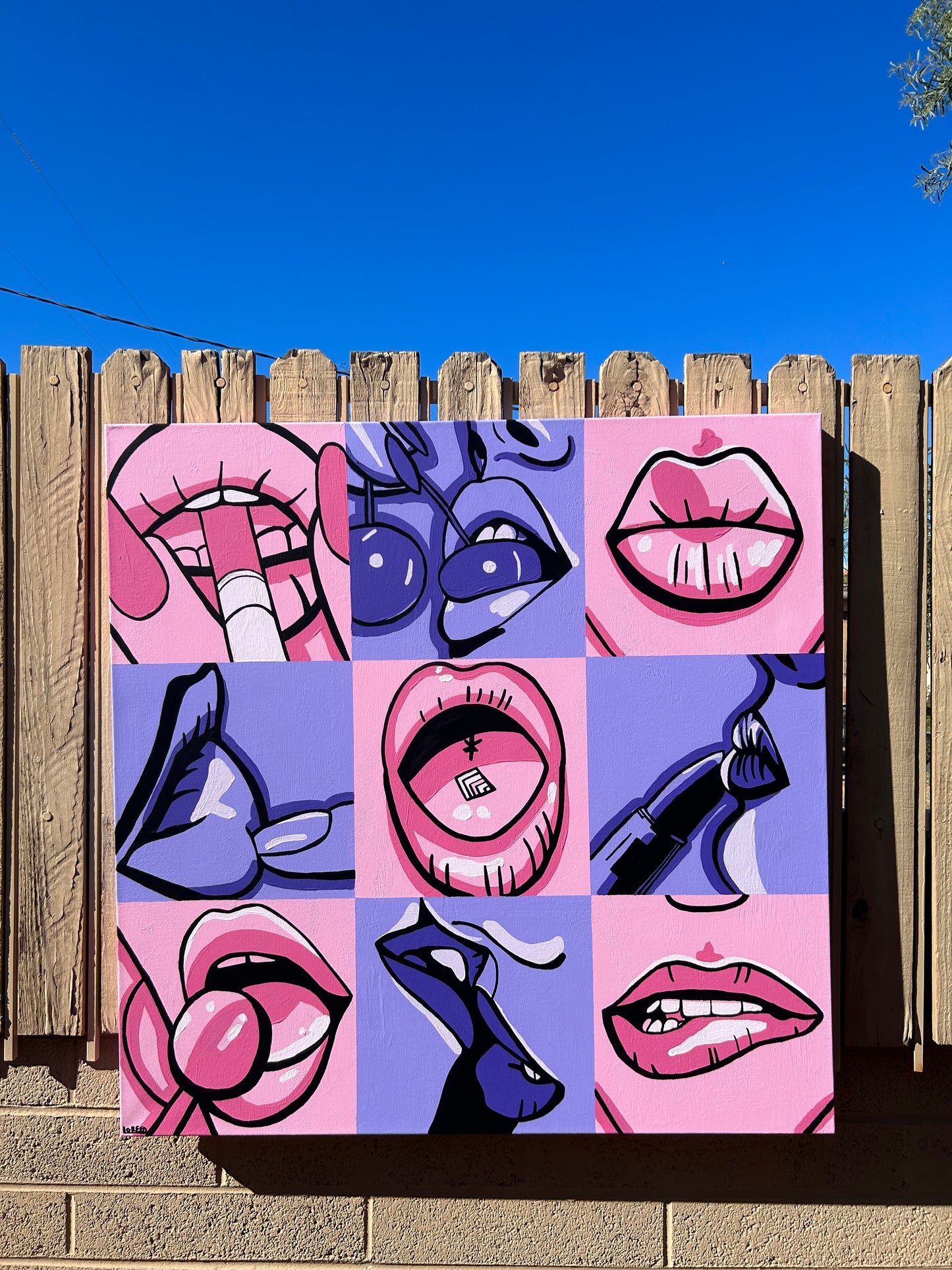 “KISS ME ON THE LIPS”