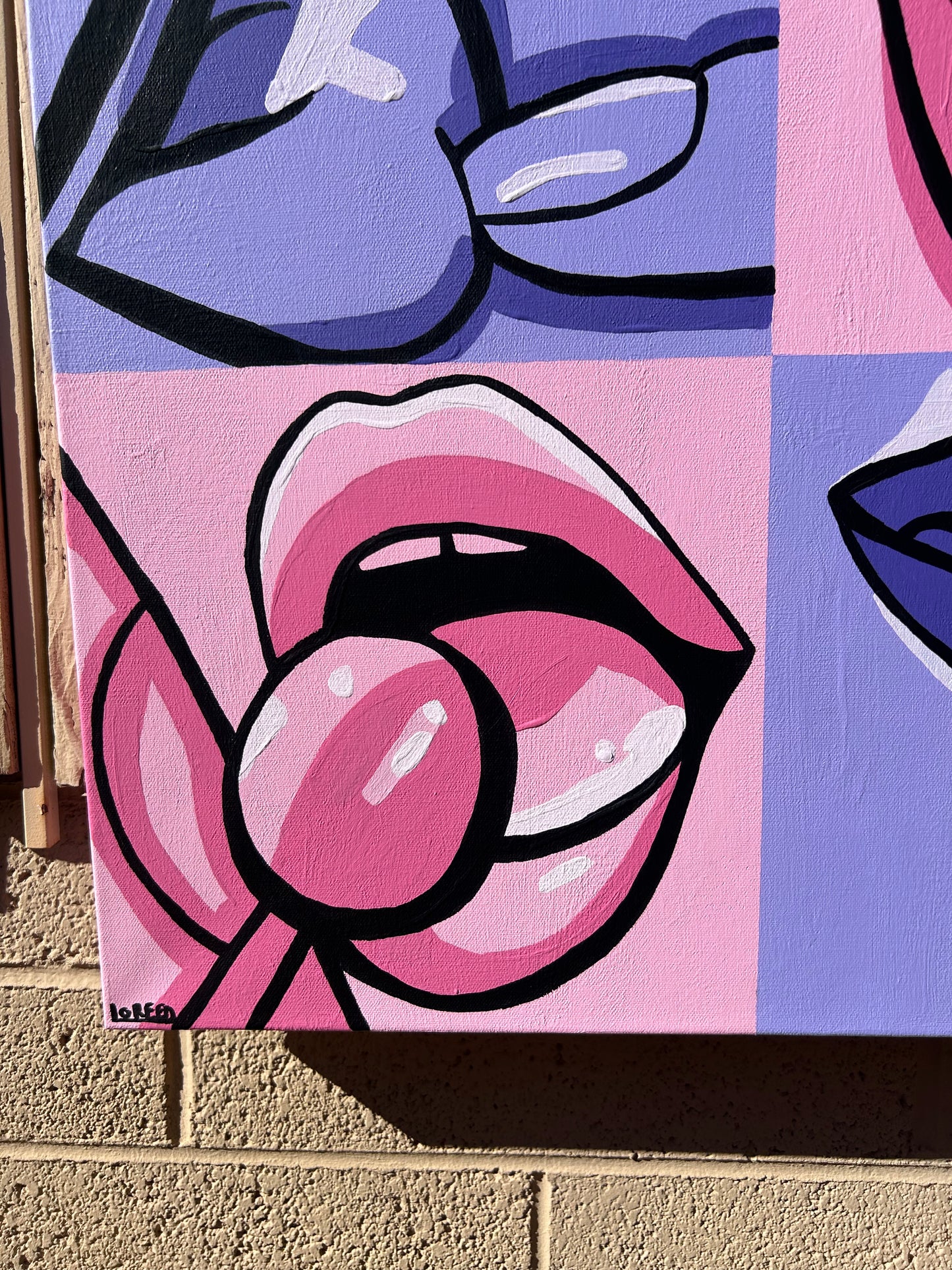 “KISS ME ON THE LIPS”