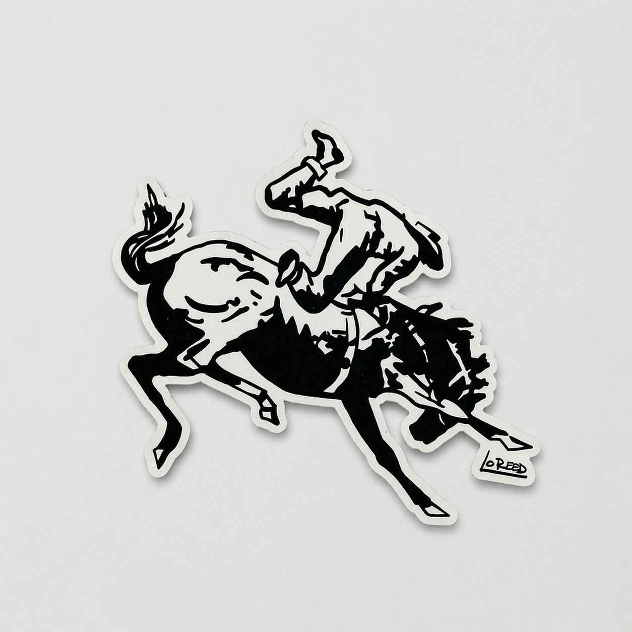 BUCKED STICKERS