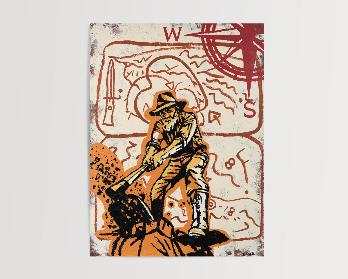"A FOOL'S GOLD" PRINT